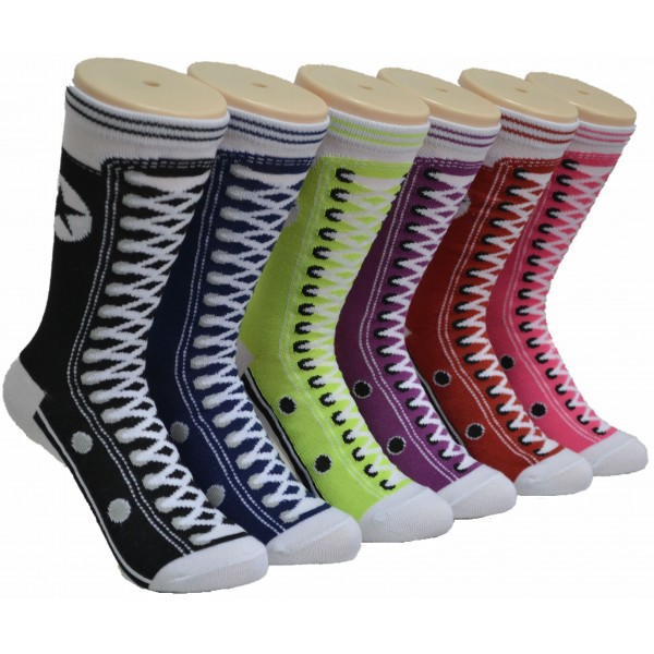 Ladies Crew Socks - EBC-4001