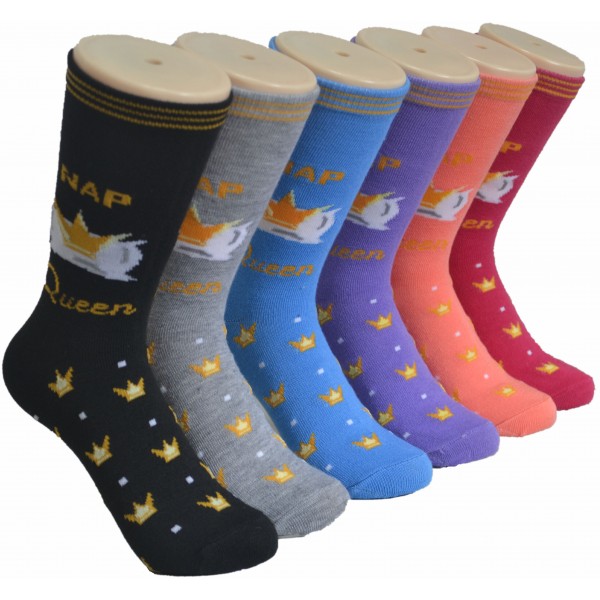 Ladies Crew Socks - EBC-5202 Ladies Crew Socks - EBC-5202