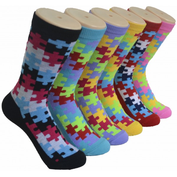 Ladies Crew Socks - EBC-5220-3 Ladies Crew Socks - EBC-5220-3