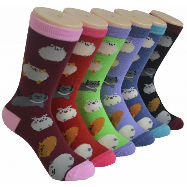 Ladies Crew Socks - EBC-5253