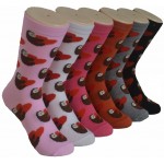 Ladies Crew Socks - EBC-3258 Ladies Crew Socks - EBC-3258