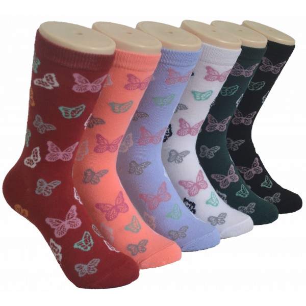 Ladies Crew Socks - EBC-4283