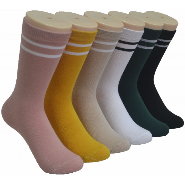 Ladies Crew Socks - EBC-4288