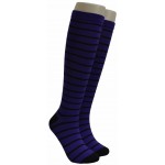 Compression socks EBCPS-01 DARK PURPLE & BLACK