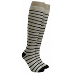 Compression socks EBCPS-05 CREAM & BLACK