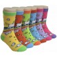 Girls' Crew Socks-EKC-4104