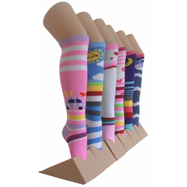 Girl's Knee High Socks - EKK-315