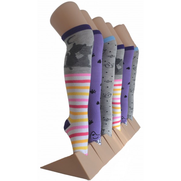 Girl's Knee High Socks - EKK-317